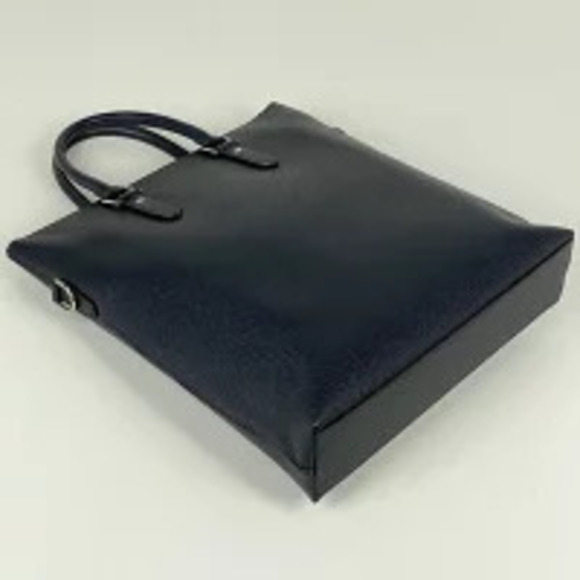 Louis Vuitton Handbags - Louis Vuitton Tote Anton Marine Shoulder Taiga Blue Bag Leather